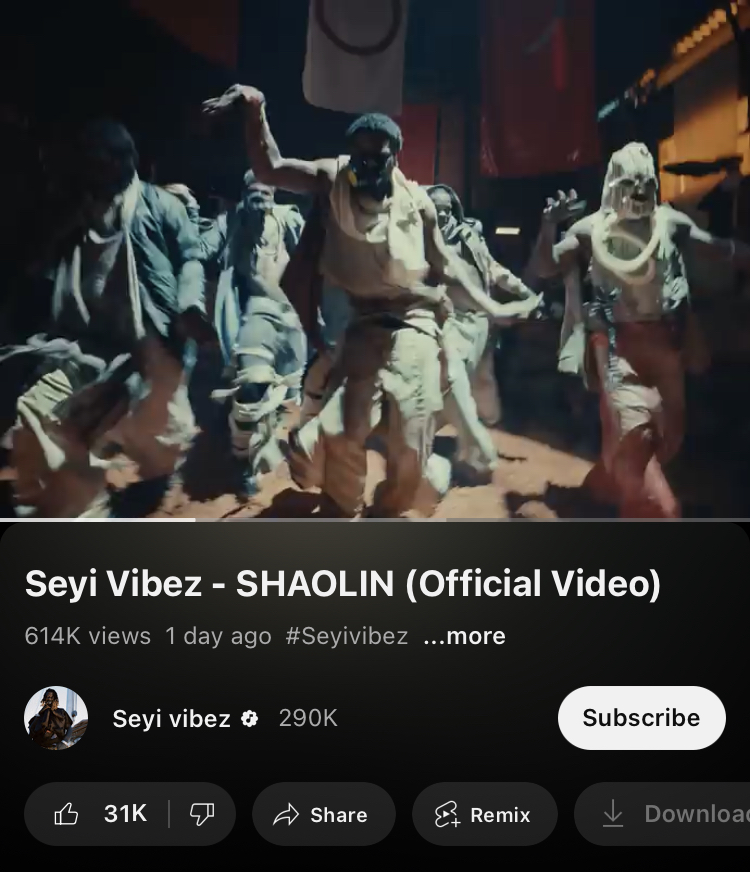 Shaolin Seyi Vibez (Nigeria)