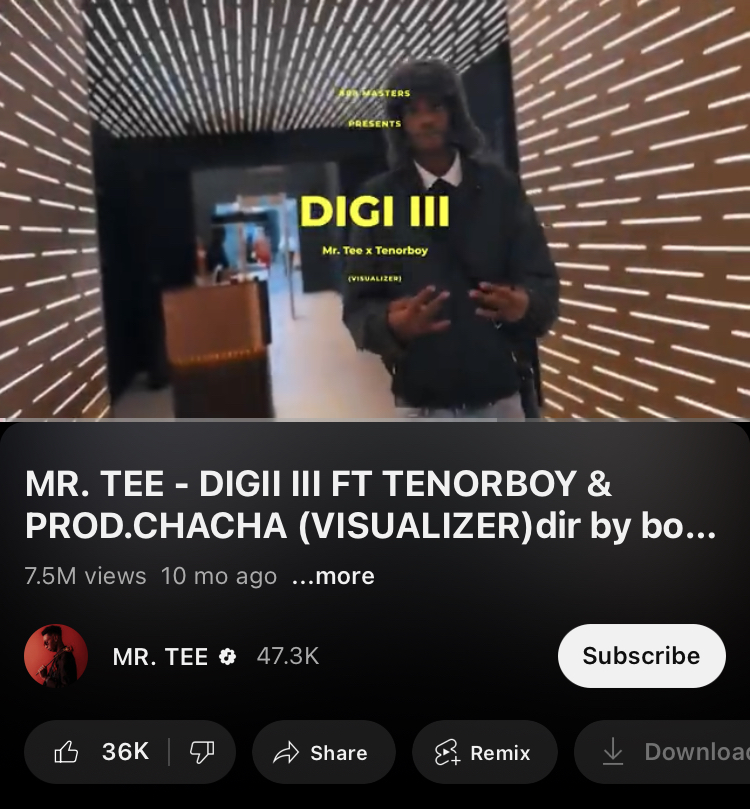 Digii III Mr Tee ft Tenorboy