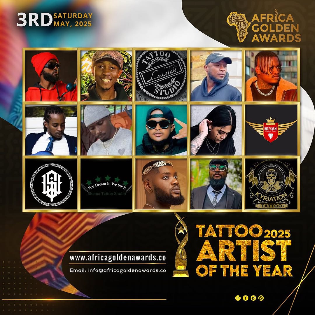 AFRICA GOLDEN TATTOO ARTIST OF THE YEAR